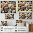 thumbnail image 4 of Designart "Beach Photo Seashell Euphony IX" Nautical & Beach Floater Framed Canvas Art Print, 4 of 7