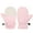 X10Light Pink, variant on Kids Winter Gloves Thermal Insulated Dinosaur Print Mittens for Kids Outdoor Skiing and Play Size:2-3 Years