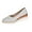 White, variant on RUIYANQI Women's Metallic Leather Sneakers - Ribbon Lace - Up Dance Shoes, Trendy Casual Walking Footwear, Comfortable Sparkly Gym Shoes, Stylish Party Sneakers