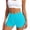 Sky Blue, variant on Conairie Swim Shorts Women Full Coverage High Waisted Swimsuit Lightweight Solid Color Ruched Scrunch Swim Bottom Black L