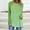Green, variant on CLOISE Womens Shirts Fall Trendy Striped Tees Crewneck Long Sleeve Raglan Tops Soft Colorblock Shirts Elegant Outfits Hot Pink XL