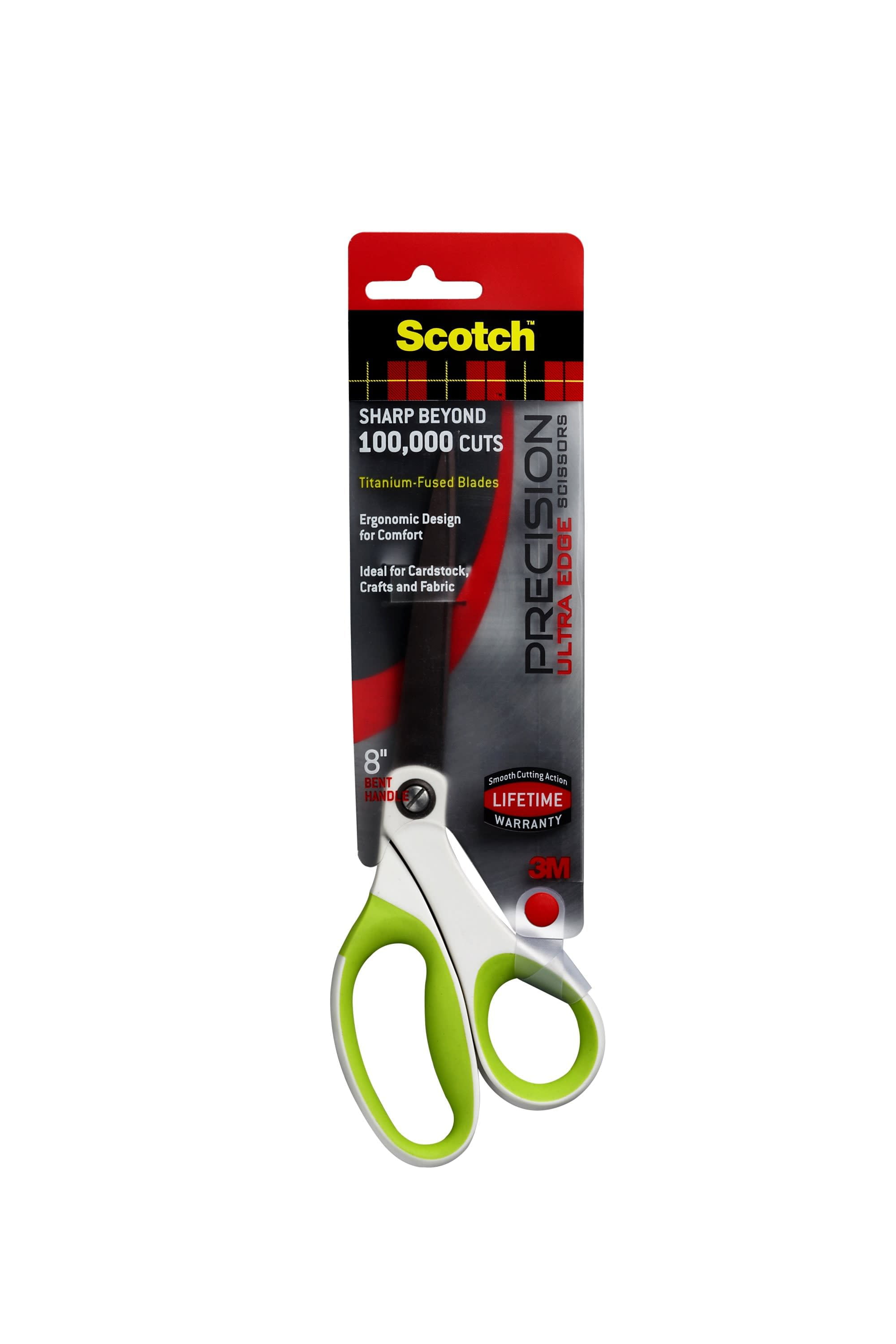 Scotch Precision Scissor 8-Inches 1 Grey/Red