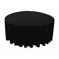 thumbnail image 2 of LA Linen TCpop120R-BlackP24 Polyester Poplin Tablecloth, Black - 120 in. Round, 2 of 4