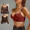 thumbnail image 6 of Blmnix Womens Bras Balconette Push Up Bra No Underwire Minimizer Bras Bras Red Push Up Bras for Women,XL, 6 of 6