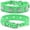 Green, variant on 1Pack Rhinestone Dog Collar, Cute Flower Rhinestone Bling Collar PU Leather Adjustable Sizes Small Medium Large
