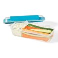 thumbnail image 1 of Starfrit Easy Lunch Snack and Dip Container, 14oz, BPA Free, 2 Compartments, Airtight Leakproof, Microwave Freezer Dishwasher Safe, 1 of 6