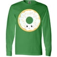 thumbnail image 3 of Inktastic White Donut Long Sleeve T-Shirt, 3 of 5