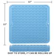 thumbnail image 2 of Alfombrilla de silicona para secar platos MicoYang, fácil de limpiar, resistente al calor, 2 of 9