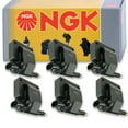 thumbnail image 3 of 6 pc NGK 48812 Ignition Coils for 2505-77002 36-1106 4797293 4797293AB 5234210 5234610 5252577 53008068 C506 CE10006 E64 E64P GN10172 IC41 IC41SB UF-97 UF97 UF97T Spark Plug Wire Boot, 3 of 3