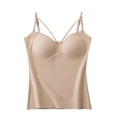 thumbnail image 2 of Warm Thermal Tank Top for Women Spaghetti Straps Camisole Fleece Lined Camisole Underwear Vest Beige XL, 2 of 6