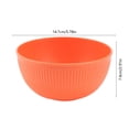 thumbnail image 3 of Yhmxh 25 oz Unbreakable Cereal Bowls, Reusable Plastic Lightweight Bowls, Soup Rice Bowl, Striped Reusable Salad Dessert Bowl, Microwave Safe Tableware for Salads, Soups, Ramen, Noodles, 3 of 6