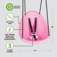 thumbnail image 6 of Swurfer Kiwi Baby - Toddler Swing with Foam-Lined Shell, Indoor and Outdoor Toy, Ages 6 Months+, Pink, 6 of 9