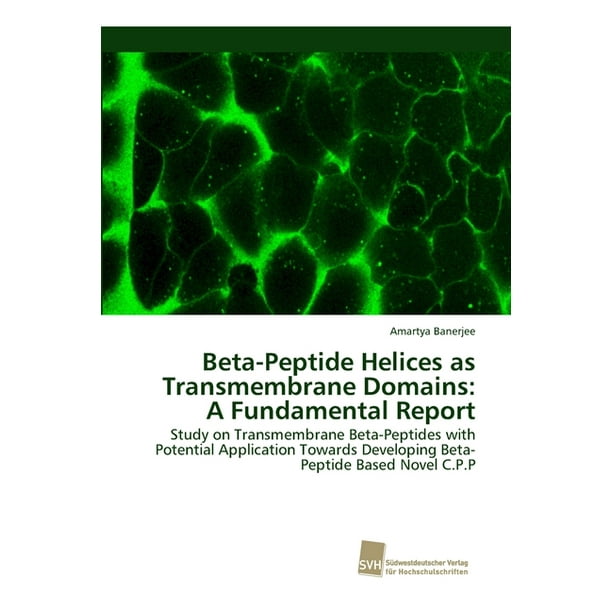 Beta Peptide Helices As Transmembrane Domains A Fundamental Report Paperback Walmart Com Walmart Com