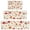 Red Mushroom Floral, variant on Red Mushroom Flower Black Pattern Kitchen Rugs Sets Of 3,Kitchen Runner Rugs Non Skid Washable,Decorative Kitchen Floor Mats for Kitchen,Sink,Laundry,17"x30"+ 17"x47" + 17"x59"