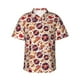 thumbnail image 1 of Balery rock music Skull record Camisas hawaianas de manga corta para hombre, camisas playeras de corte holgado, camisas de vacaciones con botones,Medium, 1 of 7