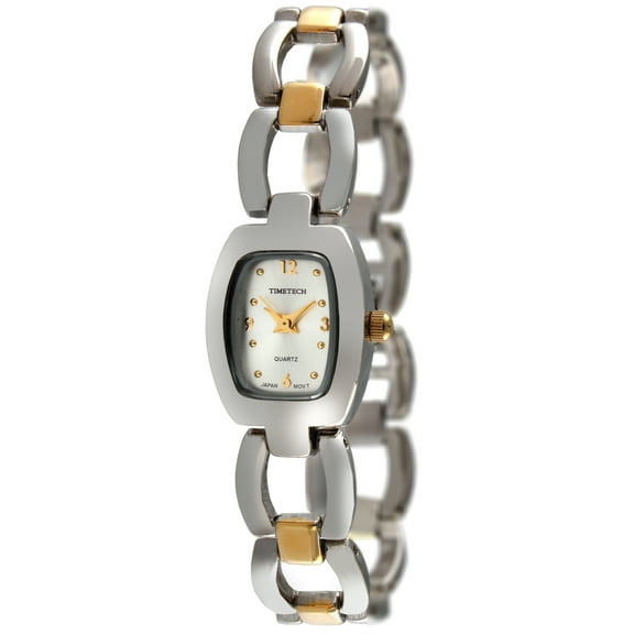Timetech 2690L Womens Square Dial Link Bracelet Watch