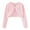 Pink, variant on ZZwxWA Baby Girl Clothes Long Sleeve Cardigan Solid Color Shrug Knit Sweater Summer Fall Dress Cover Up Kids Outfit Open Front Button Knit Ruffle Long Sleeve