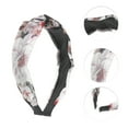 thumbnail image 3 of Unique Bargains 1 Pc Fashion Flower Pattern Headbands for Women Black, 3 of 6