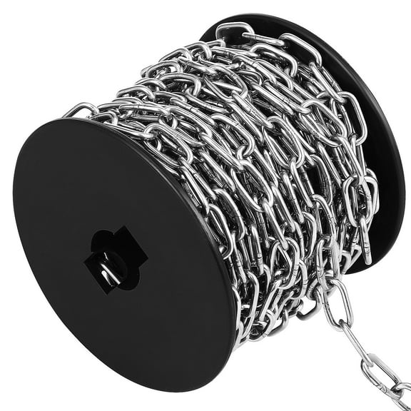 HIAKDOFT Hanging Chain Stainless Steel Silver For Outdoor 1 Roll