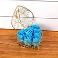 thumbnail image 2 of Summer beauty, Iron Basket Rose Soap Flower Gift Box Tanabata Valentine's Day Gift Eternal Flower Wedding Creative Gift, 2 of 4