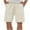 Z3-Khaki, variant on Kalauyu Big and Tall Shorts Mens Shorts Linen Solid Pocket Elastic Waist Straight Half Shorts Pants Sport Pants