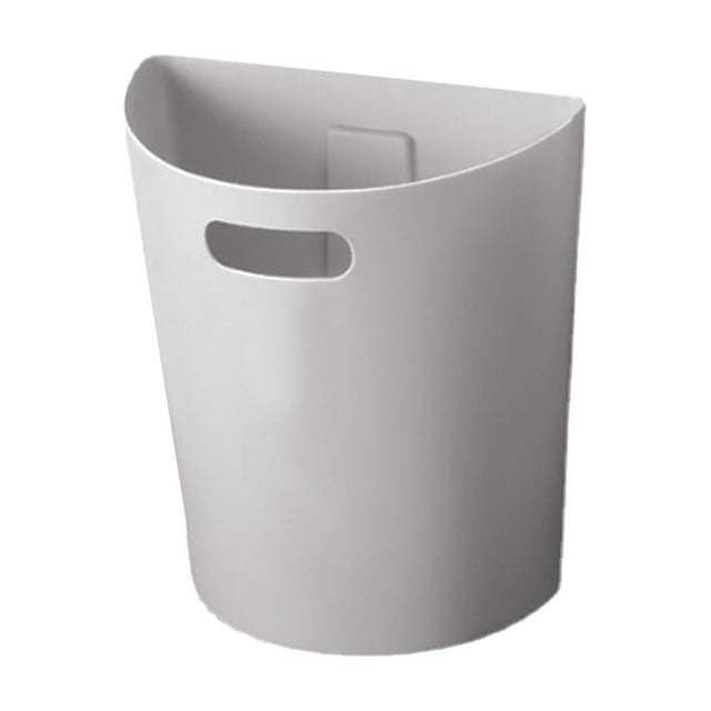 Yhmxh Utensilios de cocina Papelera de cocina de pared para perforar residuos de cocina, papelera portátil, papelera de baño para el hogar, papelera de pared Muebles para cocina Accesorios de cocina