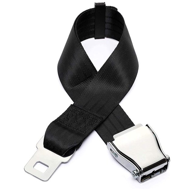 Cinturón De Extensión Extensores de extensión de cinturón de seguridad de avión de avión retráctil negro Sywqhk Accesorios para autos y motos