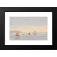 thumbnail image 2 of George Lothian Hall 24x17 Black Modern Framed Museum Art Print Titled - Tarifa Point, Spain and Mons Abyla, Africa (1843), 2 of 5