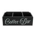thumbnail image 2 of Organizador de la Estacia de Café, Cápsula de Almacenamiente de Soporte de Soporte de Café Inodoro 5 Compartimos Simples de Madera para Encimera, 2 of 7