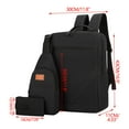 thumbnail image 3 of Dorm room essentials, Multifunctional Men's Shoulder Bag Three Sets Of Large-capacity Business Computer, 3 of 8