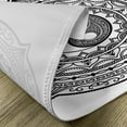 thumbnail image 5 of Ambesonne Japanese Place Mats Set of 4, Ying Yang, Standard Size, Black White, 5 of 6