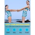 thumbnail image 5 of Essenclo Girls Gymnastics Leotard with Shorts Set, 4 Piece Biketard Outfit with Crop Top and Hair Tie for Dance, Tumbling & Activewear, 5 of 7