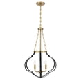 thumbnail image 3 of Savoy House - 7-4866-4-142 - Mercer 4-Light Pendant in White and Warm Brass, 3 of 7