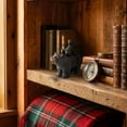 thumbnail image 3 of Resin Black Bear with Cub Riding on Back Figurine, Heartwarming Rustic Cabin Tabletop Decor, Woodland Animal Sculpture for Shelf and Desk, Wildlife Nursery Accessory and Mother’s Day Bear Gift, 3 of 9