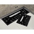 thumbnail image 2 of Non Slip Kitchen Mat Rugs Set 2 Pieces,Non Skid Washable Kitchen Rugs and Mats, Comfort Standing Mats for Home Kitchen Entrance Door Mat (17"*29"+17"*47", Black), 2 of 6