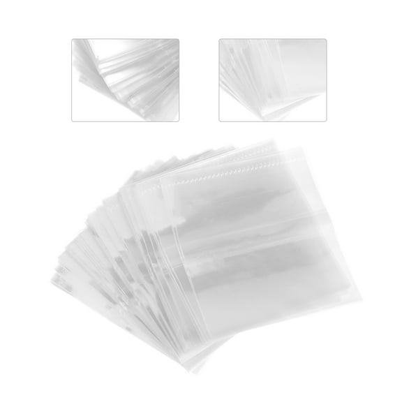 BEADCEST Packaging Shrink Wrap Transparent Heat Shrink Bags 200 Pcs for Cables Connectors 3.1x2.8in