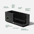 thumbnail image 3 of Veradek Block Series Long Box Large 38" Plastic Planter - Black, 3 of 13