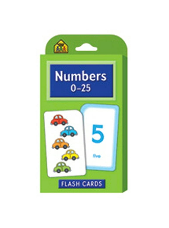 School Zone Publishing Numbers 0-25 Flash Cards