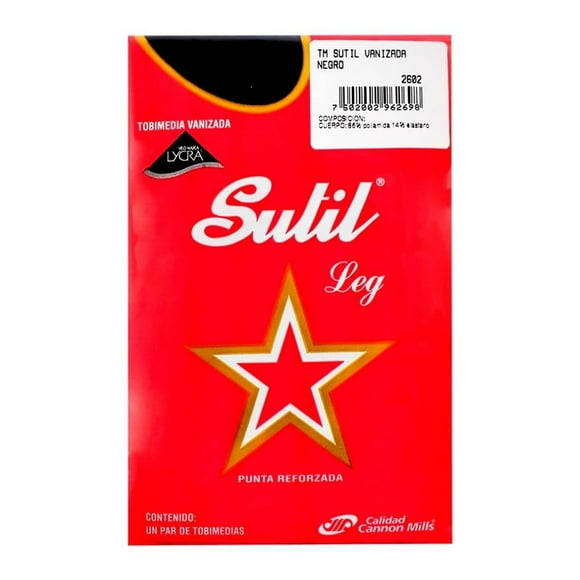 Tobimedias Sutil para Mujer, Confort Negro Unitalla
