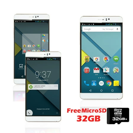 Indigi® 6.0inch Factory unlocked 3G Smartphone Android 5.1 SmartPhone + WiFi + Bluetooth Sync + 32gb microSD