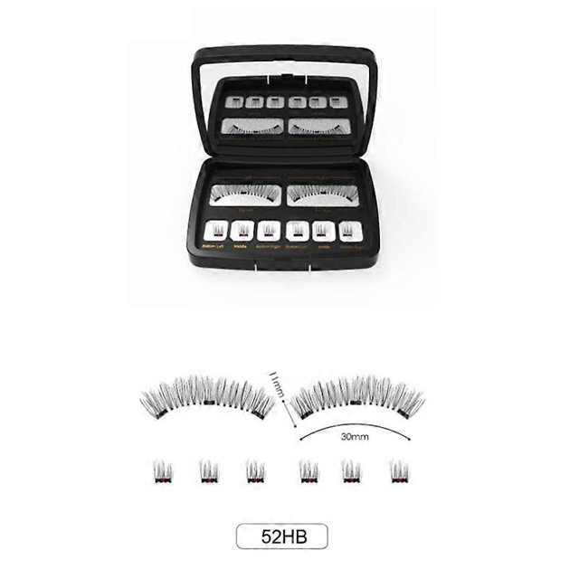 ELECOOL Magnetic Eyelashes Segmented Eye Lashes 3D Mink Eyelashes Makeup Magnetic