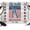 White, Blue, Red, Gray, variant on 7x5ft Photo Backdrop, Anniversary USA Flag Soft Polyester Backdrop Curtains Photography Backdrops, Statue of Liberty Vintage Brushed Background for Photoshoots Studio Video Portrait Parties