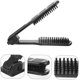 thumbnail image 2 of Peine alisador de cabello de doble cara con cepillo antiestático para un peinado suave y rápido, ideal para el salón o para viajar., 2 of 5