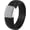 Black and Silver, variant on New! Silicone Ring with Metal and Stones