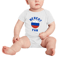 thumbnail image 2 of Newest Russia National Soccer Team Fan Baby Rompers (White, 18-24 Months), 2 of 5