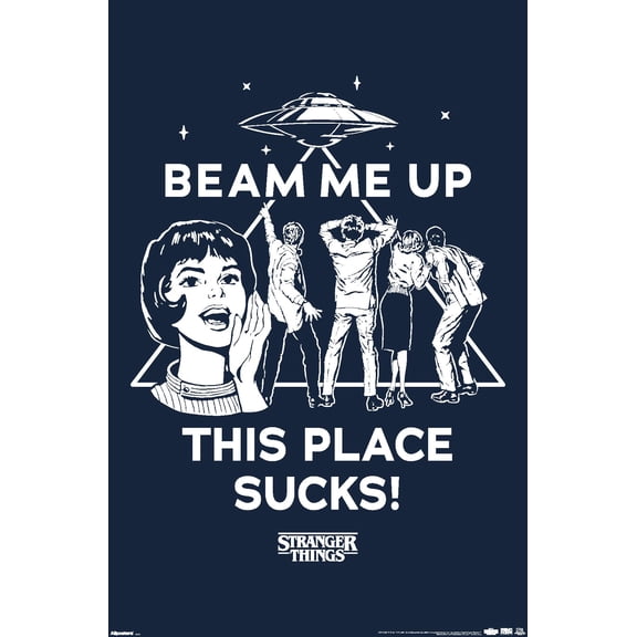 Netflix Stranger Things: Season 5 (2025) - Robin Beam Me Up Wall Poster, 22.375" x 34"