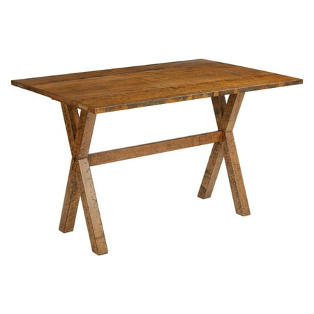 UPC: 0090234362364 | OSP Home Furnishings McKayla Flip Top Table in Distressed Brown Finish