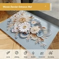 thumbnail image 6 of Btomtd 24"x16" Diatomite Three Dimensional Flower Doormat, Non Slip Quick Drying Floor Mat, Soft Washable Carpet and Area Rug for Bathroom and Foot Comfort, K, 6 of 6