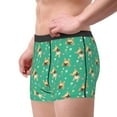 thumbnail image 4 of Kll Bulldog Puppy Flower Men'S Cotton Boxer Briefs Underwear-Xx-Large, 4 of 9