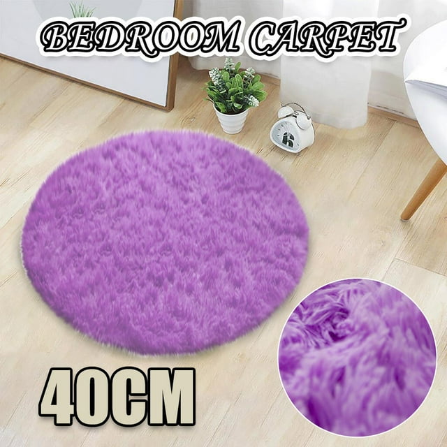 Area Carpet Coral Velvet, Carpet 1 X Non-Slip Floor Shower Carpet (Blue-One Size)